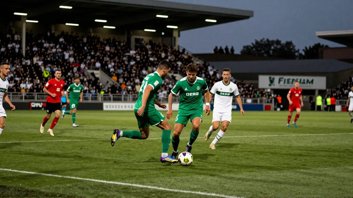 SK Rapid Wien played two test matches in Perg